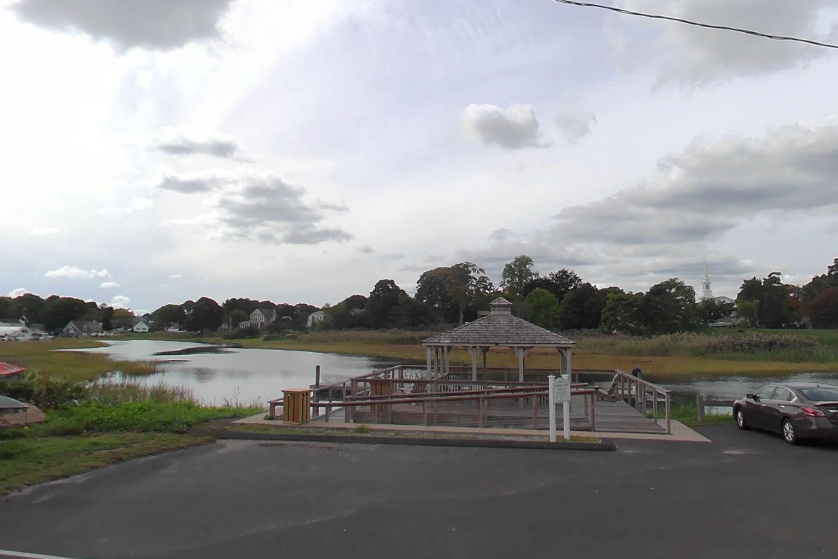 The town dock, gazebo and lot at Clinton Landing